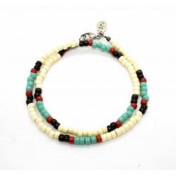 Bracelet double tour Matubo "Native Style"