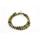 Bracelet double oeil de tigre mat