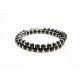 Bracelet double Onyx noir