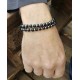 Bracelet double Onyx noir