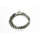 Bracelet double Larvikite