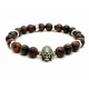 Bracelet Oeil de taureau et Indian skull