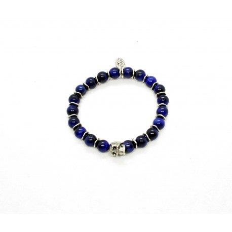 Bracelet double tour Impérial rouge personalisé