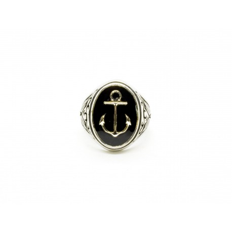 Bague chevalière Anchor by BPC