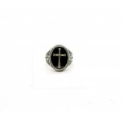 Signet ring "Cross" by BPC