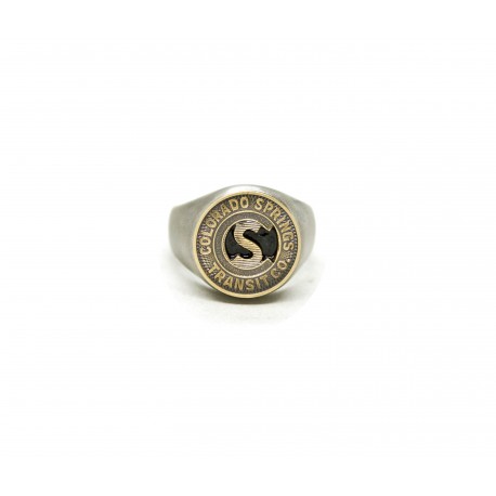 Bague chevalière "Colorado Springs" token