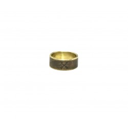 Solid brass Arrows ring