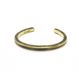 Patinated brass bracelet