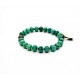 Bracelet perle Howlite turquoise et laiton