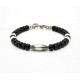 Matubo black and white Navajo Bracelet