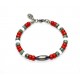 Matubo red and turquoise Navajo Bracelet