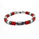 Matubo red and turquoise Navajo Bracelet