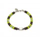 Bracelet Matubo wasabi et marron