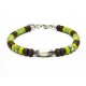 Matubo wasabi and brown Navajo Bracelet