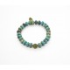 Imperial Jasper bead and brass bracelet