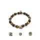 Bracelet Oeil de tigre mix couleur