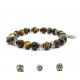 Mix colors Tiger eye bracelet