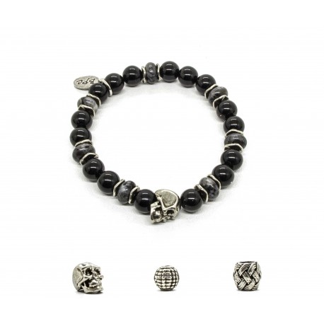 Bracelet Onyx noir