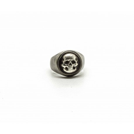 Bague chevalière "Silver Skull"