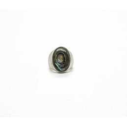 Bague chevaliere Abalone