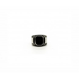 Bague chevalière Onyx octogone