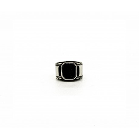 Bague chevalière Onyx octogone