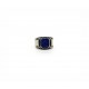 Bague chevalière Lapis-lazuli octogone