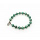 Bracelet Howlite turquoise et perles Navajo argent