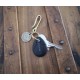 Brass key ring "No Cash Value"