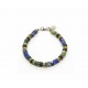 Bracelet Heishi Jaspe Deep Blue