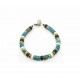 Bracelet Heishi Jaspe Turquoise Blue