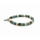 Jaspe Turquoise Blue Heishi Bracelet