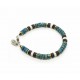 Imperial Jasper ocean Heishi Bracelet