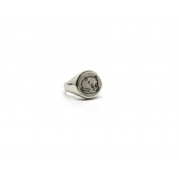 "Hot Stuff" woman's signet ring