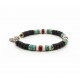 Bracelet Heishi Pierre de Lave