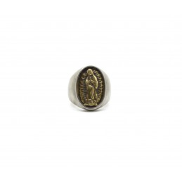 Signet ring Brass "Santa María de Guadalupe"