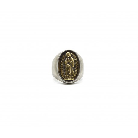 Bague chevalière Laiton "Santa María de Guadalupe"