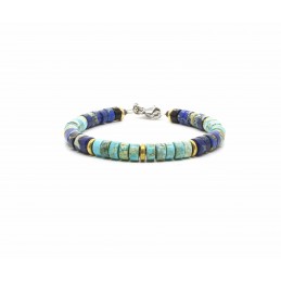 Imperial Jasper Heishi Bracelet