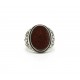 Bague chevaliere sable gemstone