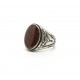 Bague chevaliere sable gemstone