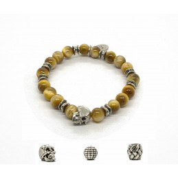 Bracelet Oeil de Tigre jaune