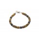 Bracelet Heishi Oeil de tigre