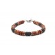 Bracelet Heishi Jaspe rouge