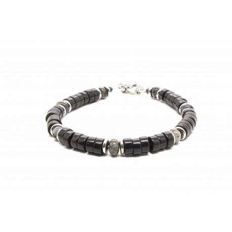 Bracelet Heishi Onyx