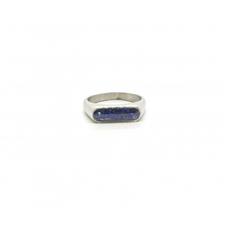 Bague Girly sable Lapis Lazuli