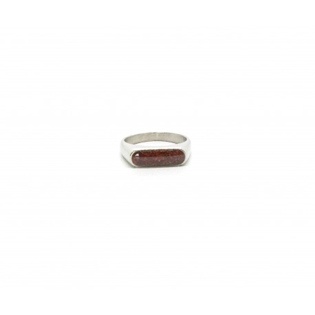 Girly ring sand Red Jasper