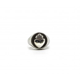 "Sacred Heart" woman's signet ring