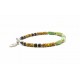 Arizona Turquoise & Yellow Matubo Bracelet