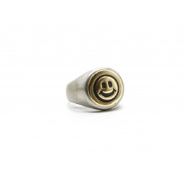 Bague chevalière "Smiley"