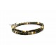 Bracelet double tour Matubo bronze vert